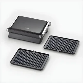 Severin KG 2399 černá / Kontaktní gril / 1800W / 5 automatických programů / keramické desky (2399)