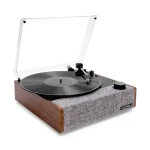 Victrola VTA-74-WLN-INT Eastwood II hněda / Gramofon / 3 rychlostní / BT / RCA (5060647651084)