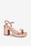 Sandály na podpatku model 214092 Step in style 39