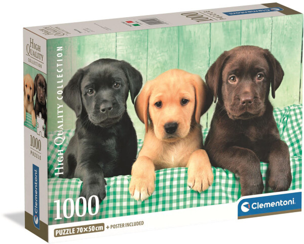 Clementoni Puzzle 1000 Tři labradoři