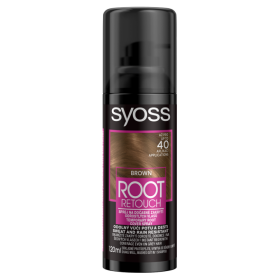 Syoss Root Retouch sprej pro dočasné zakrytí odrostů Hnědý 120ml