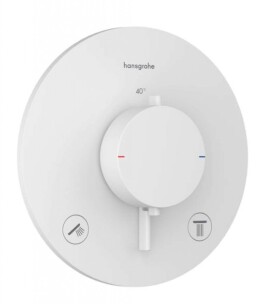 HANSGROHE - Ecostat Comfort S Termostatická baterie pod omítku, pro 2 spotřebiče, matná bílá 33715700