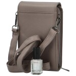 Stylová dámská koženková crossbody kapsa Gabrisa, khaki