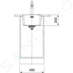 FRANKE - Mythos Dřez MYX 210/610-34, 352x412 mm, nerez 127.0637.431