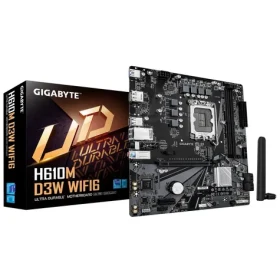 Gigabyte H610M D3W WIFI6 / Základní deska / LGA 1700 / 2x DDR5 / 1x PCIEx16 / 1GLAN / Wi-Fi 6 / mATX (H610M D3W WIFI6)