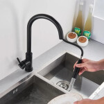 REA - Uzávěr s perlátorem pro kuchyňskou baterii Fresh Black REA-B9098