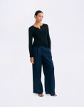Thinking MU Navy Hemp Molly Pants NAVY 40