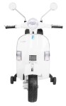 Mamido Dětský elektrický skútr Vespa bílý