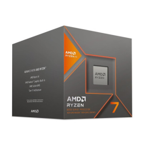 CPU AMD RYZEN 7 8700G, 8-core, až 5.1GHz, 24MB cache, 65W, AMD Radeon 780M Graphics, socket AM5, BOX EDF_232711
