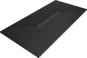 MEXEN/S - Toro obdélníková sprchová vanička SMC 200 x 70, černá, mřížka černá 43707020-B