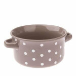 Keramická mísa s puntíky 560ml/Šedá, 1. vydání
