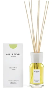 Millefiori Milano Lemon Grass žlutá / Difuzér / Vůně do interiéru / 100 ml (77MDLG)