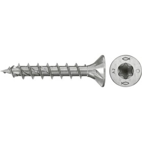 Fischer 574064 šrouby do dřevotřísky 4 mm 30 mm TX Nerezová ocel 200 ks