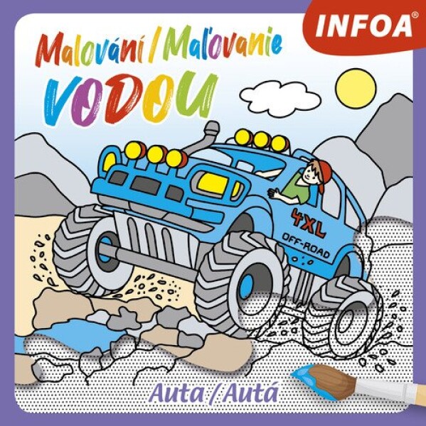 Malování / Maľovanie vodou - Auta / Autá