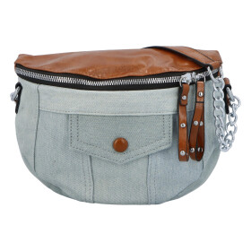 Retro jeansová ledvinka Roy4l, hnědá