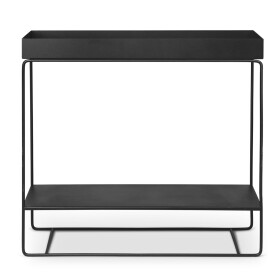 Ferm Living Stojan na květiny Plant box Two-tier Black, černá barva