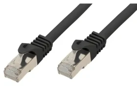 Shiverpeaks BASIC-S CAT7 U/FTP slim 0,25 m černá / Patch kabel / RJ-45 / 600 MHz (BS75511-SL0.25S)
