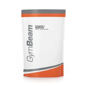 Kreatin + dextróza - GymBeam (zelené jablko, 1000 g) (111016-1-1000g-greenapple)