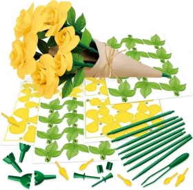 EDUCA 3D puzzle Floral Art: Žluté růže