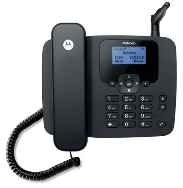 Motorola FW410L černá / Telefon / 4G / Wi-Fi / 2,2" displej / Identifikace volajícího (G96000N18B1AES)