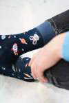 Ponožky 084-014 navy blue - Steven 41/43