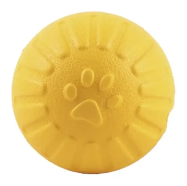 Huhubamboo Míček pro psy S žlutá / Hračka pro psy / EVA / 7 cm (355856)