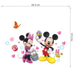 Samolepka Minnie a Mickey Mouse