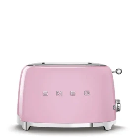 SMEG TSF01PKEU růžová / Topinkovač / 950 W / 2 sloty / 2 topinky / 6 stupňů opečení (TSF01PKEU)