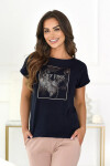 MARBRE BLOUSE tmavě modrá 36