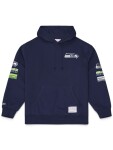 Mitchell & Ness Pánská mikina Seattle Seahawks NFL Triple Check Hoodie Velikost: L