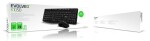 EVOLVEO K1050, tichý set bezdr. klávesnice a myši, US INTL, černá
