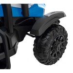 Mamido Dětský elektrický traktor BLAST s přívěsem 2x200W modrý