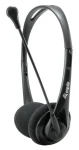 Equip Stereo headset s mikrofonem černá / Sluchátka / Drátová / 2x Jack 3,5mm / 32 Ohm (245302)