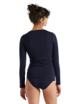 Dámské merino tričko s dlouhým rukávem ICEBREAKER Wmns Siren LS Sweetheart, Midnight Navy velikost: XS