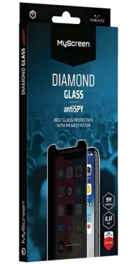 MyScreen Diamond Glass AntiSpy / Ochranné sklo / Apple iPhone 17 Pro / Privacy filtr / Tvrzenost 9H (MD10445TGPR)