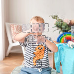 Connetix Connetix Tiles - Magnetická Stavebnice Průhledná Obdélníky 12 ks