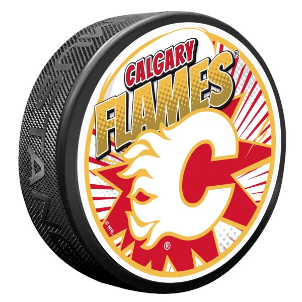 Mustang Puk Calgary Flames NHL Kaboom