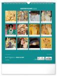 Nástěnný kalendář 2026 NOTIQUE - Gustav Klimt, 30 x 34 cm