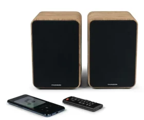 Thomson WS602DUO hnědá / HiFi reproduktory / 2.0 / BT 5.0 / RCA / 100W (8tws602duo)