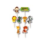 Dortisimo Zápich do dortu Safari zvířata (12 ks)