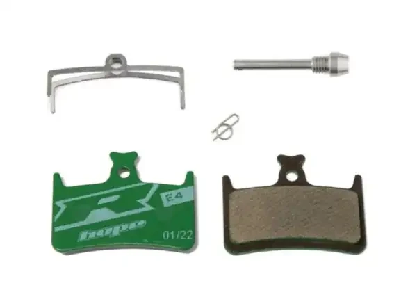 Hope Tech E4 brzdové destičky Racing Green