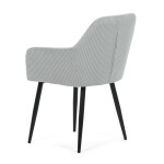 Jídelní židle, modrá, manšestrová látka, DCH-V4009 BLUE6