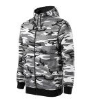 Camo Zipper mikina pánská camouflage gray 3XL