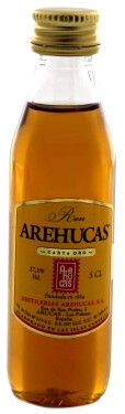 Arehucas Carta Oro Rum 37,5% 0,05 l (holá lahev)