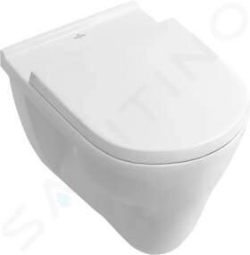 VILLEROY & BOCH - O.novo Závěsné WC, ploché splachování, Ceramicplus, bílá 566210R1