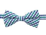 Britain modrý károvaný motýlek pro psa | 20 - 44 cm Barva: Modro-černá