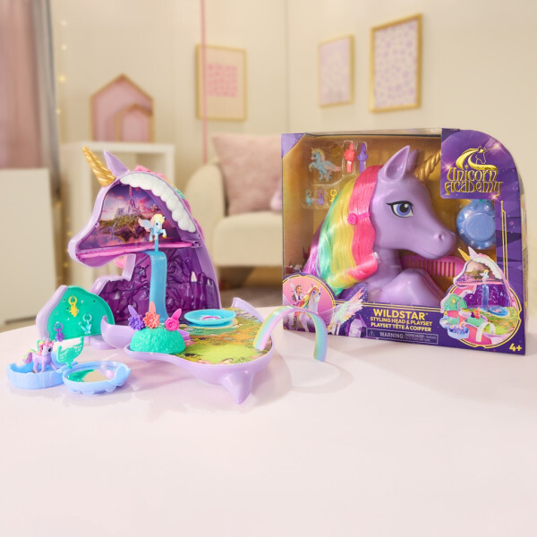 Unicorn academy česací hlava rozložitelná na hrací set - Spin Master