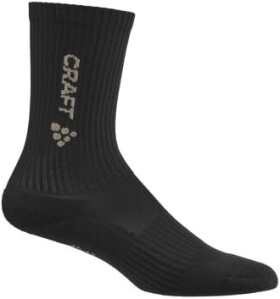 Běžecké ponožky CRAFT CORE Training - černé Velikost textilu: 40-42