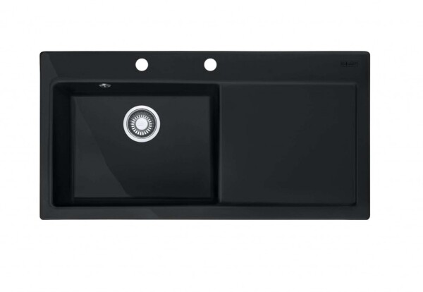 FRANKE - - Mythos Keramický dřez MTK 611-100/2, 100x51 cm, Onyx 124.0335.863