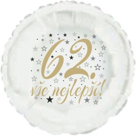 62. narozeniny balónek kruh Balonky.cz 62. narozeniny balónek kruh Balonky.cz